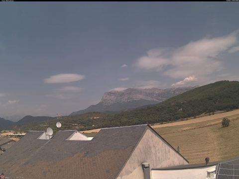 Webcam en directo: Peña Montañesa desde Aínsa