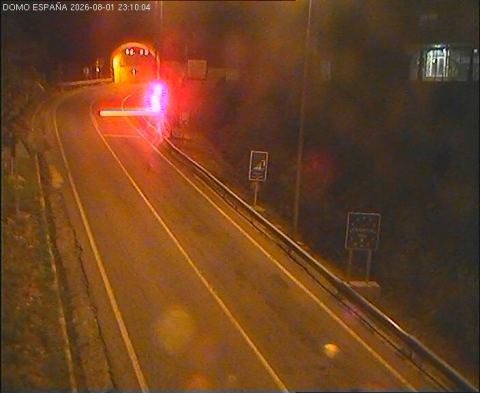 Webcam en directo: Túnel de Bielsa. Salida España