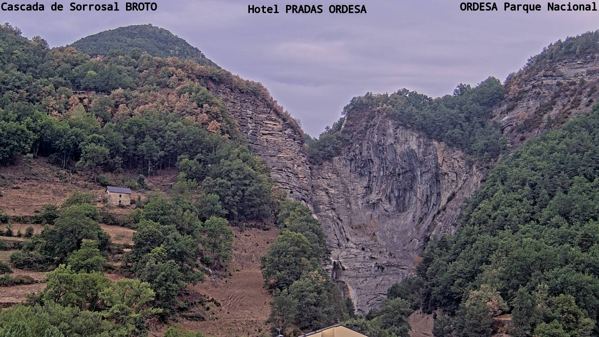 Webcam Cascada del Sorrosal en directo