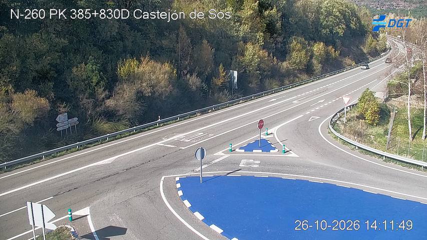 Webcam Castejón de Sos (N-260) en directo