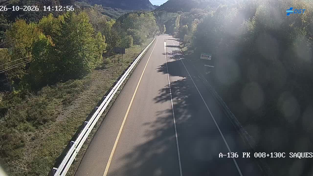 Webcam Saqués (A-136) en directo